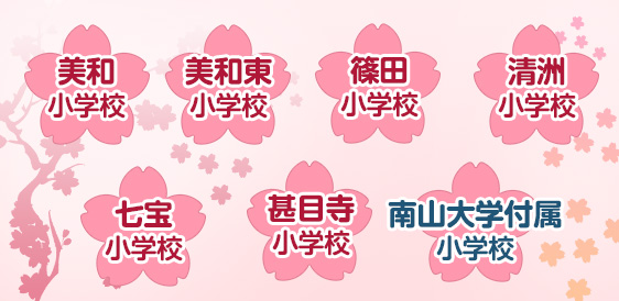 私立小学校は、南山大学付属小学校、椙山小学校に進学しています。